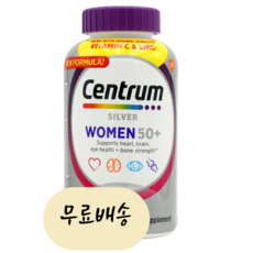 센트륨 실버 포 우먼 여성 종합 멀티 비타민 275개입 대용량 [미국 직배송] 250 카운트(1팩), 1개