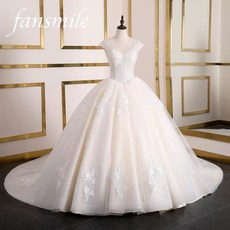 셀프웨딩드레스구입 Fansmile 로브 드 Mariee Princesse 드 럭스 웨딩