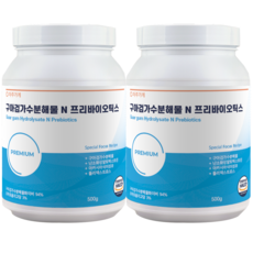 자주가게 구아검 가수분해물 프리바이오틱스 식약청 해썹 인증, 500g, 2개