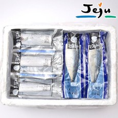 제주직송 수산세트2호(갈치150g5팩+고등어살100g15팩) 선물세트, 1개, 갈치220g5팩+고등어살100g15팩