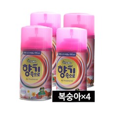 산도깨비 향캔 X 4개 - 복숭아향(피치향) 27가지 다양한 리필향캔 방향캔 방향제, 290ml, 복숭아