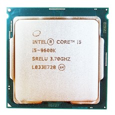 인텔 인텔 코어i5-9세대 9600K 커피레이크-R (병행수입벌크)(쿨러미포함)