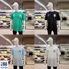 NBA 남녀공용 반팔티 엔비에이 뒷판 빅전사 반팔 티셔츠 N222TS032Z NC대전유성