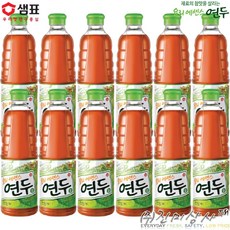 [샘표식품] 샘표 요리에센스_연두 순 담백한 맛 860ml*12EA, 12개, 860ml