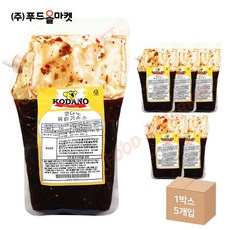 푸드올마켓_ 코다노 유린기소스 2kg /냉장 한박스 (2kg x 5ea), 5개