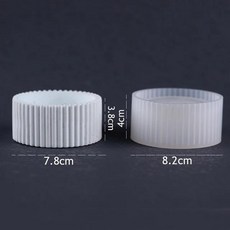 수제 육각형 양초 병 실리콘 몰드 에폭시 석고 콘크리트 점토 화, 1개, 4.박스