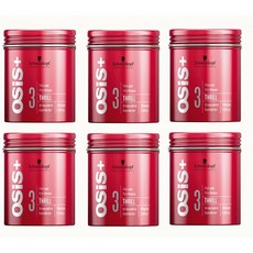 6 세트: 슈바르츠코프 오시스 스릴 섬유 왁스 100 ml, 1