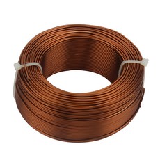 스테인레스 스틸 알루미늄 공예 와이어 예술적 비즈 코드 스트링 로프 쥬얼리 제작 액세서리 1mm 3mm 15, 1.0mm 10 meters, Brown, 1개