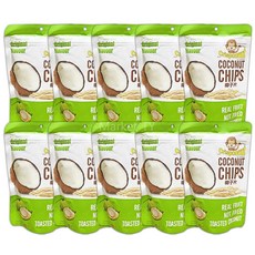 Crispconut 코코넛칩 오리지널 40g x 10개, 10봉