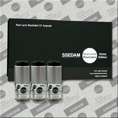 쎄담 리얼 락토 블랙라벨 홈에디션 CP 앰플 3EA x CP크림파우치(2g x 6ea)