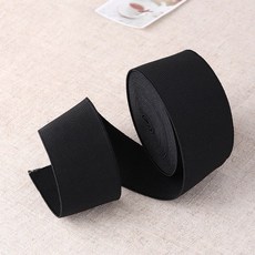 짱패브릭 (5마)고탄력-이중직고무밴드-블랙, 45mm, 1개