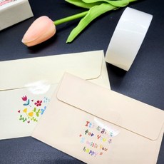 투명 원형스티커 접착 라벨스티커 2cm, 1개