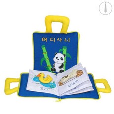 션톅리틀캐빈 어디사니 헝겊책 손잡이 감각발달 봉제 천책 헝겊 손잡이천^^*, 션턕욥션!!, 1개