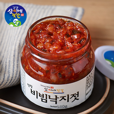 심씨네몰 강경심씨네젓갈 믿음직한 밥도둑 비빔낙지젓180g 250g 500g, 비빔낙지젓갈250g, 1개