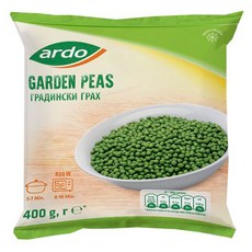 아르도 냉동야채 완두콩, 7개, 400g