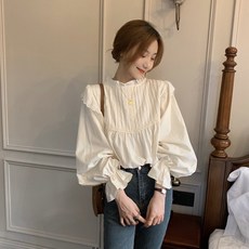 [제로의옷장]로코코 랜턴 블라우스 BL0818A08