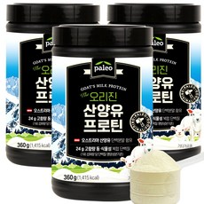 오리진 팔레오 산양유 프로틴 단백질 박군 초유, 360g, 3개