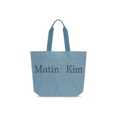 (국내배송) MATIN KIM 마뗑킴 LOGO ECOBAG IN BLUE