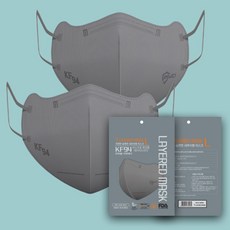 메디치 KF94 새부리형 마스크 100개(국내산 원자재/5개입 포장/4중 필터), 그레이, 대형, 100개, 5개