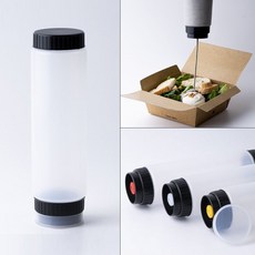 (5 세트) WALLPO 거꾸로 소스통 350ml 액상용, 5개
