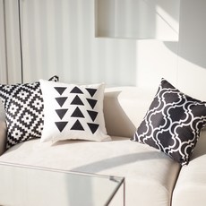 린넨의자방석커버