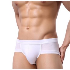 저스트온 남성 팬티 속옷 남자의 섹시한 모달 편안한 브리프 Cueca 솔리드