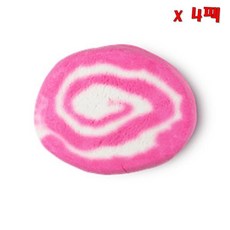 LUSH 러쉬 스노우 페어리 롤 버블 바 200g 4팩