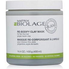 BIOLAGE R.A.W. Uplift는 생강과 카올린 클레이가 함유 된 편평하고 섬세한 모발용 마스크로 14.4 oz를, 단일상품