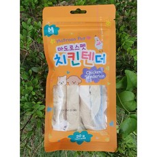 마도로스펫 치킨텐더 강아지 고양이 간식, 4개, 20g - 마도로스펫치킨