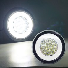 삼항LED LED테일램프 데루등 후미등 브레이크등 깜빡이등, 1개, 교체용 2WAY 면발광LED 화이트 24V용