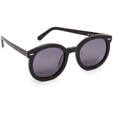 Karen Walker 모노 연기 카렌 워커 (Karen Walker) 여성의 대체 맞춤 슈퍼아요 강도 선글라스 블랙 한 사
