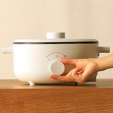 다기능 전기 냄비 가정용 미니 쿠킹포트 3L 용량 안티스틱 코팅