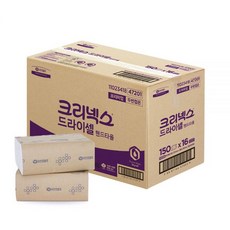 크리넥스 47201 드라이셀 페이퍼타월 핸드타올 2400매 1022251, 크리넥스 47201 드라이셀 페이퍼타월 핸드타올 240