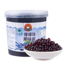 타카오펄 1.2kg 과일맛 밀크티펄 빙수 팝핑보바 버블티펄 칼라 토핑 딸기펄 음료 화이트펄, 블루베리펄, 1개, 1개입