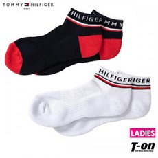 1410365 토미 힐피거 골프 TOMMY HILFIGER GOLF 일본 정규품 여성 양말 짧은 발목 길, 네이비(30) : F(23-25)