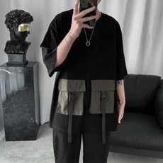 천연 소금 베개 부모님 효도 선물 반팔티 남여름 패션아우터 히히사이즈방침저염소스, 02 브라운/77