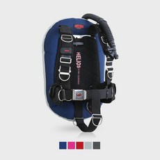 헬리오스 BCD 블랙나이트_A1 BCD 시스템_30 lbs 부력조절 스킨스쿠버 백마운트