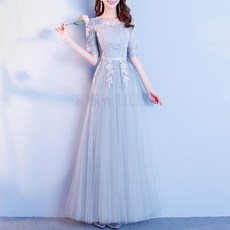 kirahosi 드레스 수입 셀프 웨딩 빅사이즈 공연복 연주복 합창복 롱 44호 V8urpo