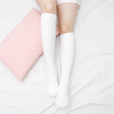 앤코양말 임산부를 위한 롱 수면양말 니삭스 3매세트, 스카이링글3매, 3개