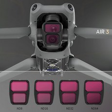 DJI Mavic Air3 매빅 에어3 악세사리 ND 필터 4팩 ND8 ND16 ND32 ND64