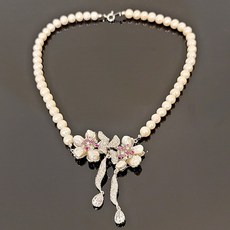 바로크담수진주목걸이