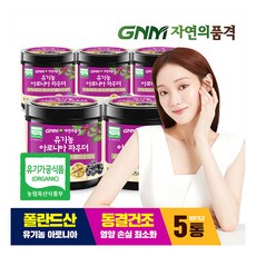 [GNM자연의품격] 유기농 동결건조 아로니아 분말 100% 100g x 5통 (총 500g)