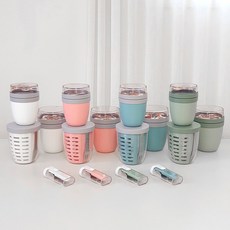 메팔 후르츠팟 미니 런치팟 접이식 폴딩 스푼 5color, 폴딩스푼, 노르딕 핑크, 1개