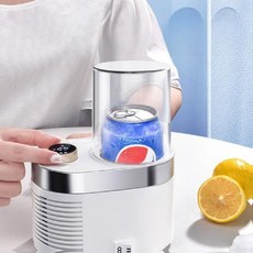 맥주슬러시 가정용 업소용 음료 맥주 스무디 메이커 살얼음 기계 음료수 슬러쉬, 블랙