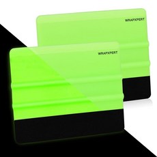 WRAPXPERT 비닐 스퀴지 다크 그린 펠트 스퀴지 2개 비닐 틴트 벽지 데칼용 10.2cm(4인치) 창문 틴트 스퀴지, 1개