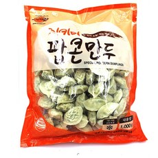 지키미 팝콘 만두 1kg (아이스팩 박스포함가), 10개, 1000g