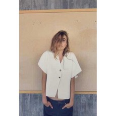 ZARA 여성가디건 30대 니트 크로스 반팔 크롭 코트