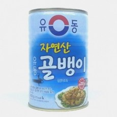 골뱅이통조림 백고동 백골뱅이 자연산 유동 동원골뱅이 골뱅이 400g 골뱅이캔 X 24개+JQ!, 1개