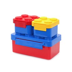옥스포드 스푼포크세트 피크닉 모음, 1개, 옥스포드 블럭 런치박스 3pcs