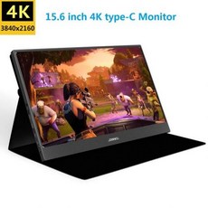 [해외] 18.4 인치 FHD 3840X2160 게임 콘솔을위한 4K IPS게임 모니터 PS3 PS4 MACBOOK 13.3 &QUOT;USBC 포트가있는 미니 PC 컴퓨터, 15.6 4K Monitor